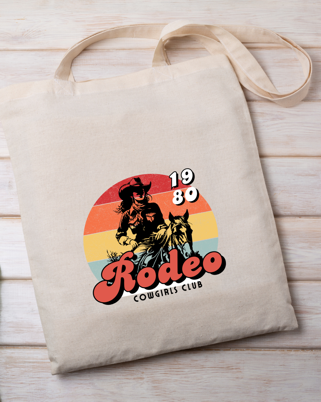 Rodeo Cowgirls Club - Rainbow Tote Bag