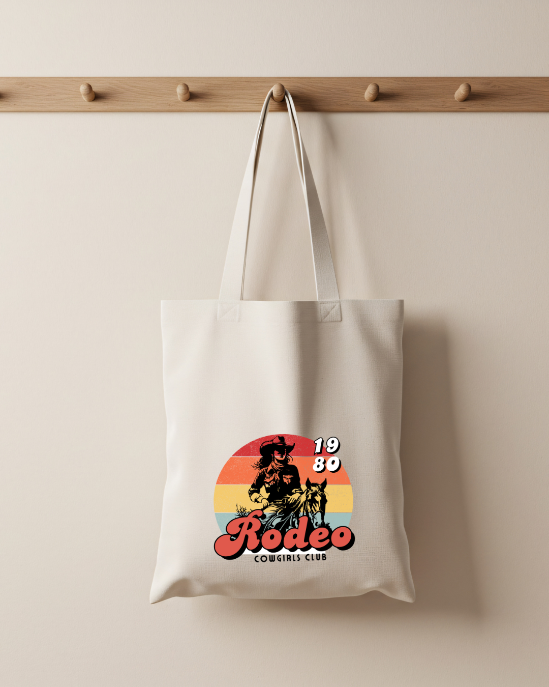 Rodeo Cowgirls Club - Rainbow Tote Bag