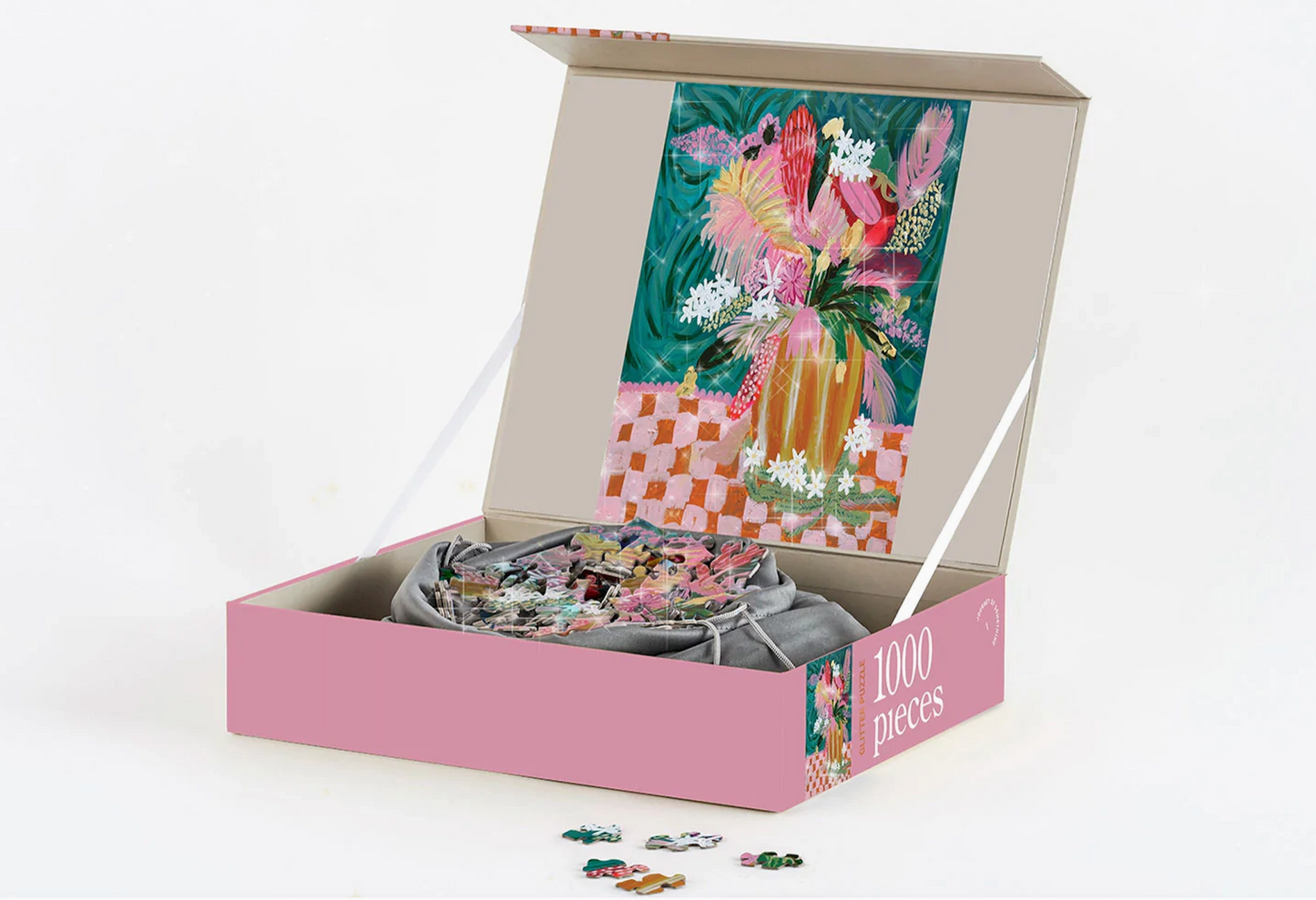 Journey of Something : 1000 Piece Glitter Puzzle - Gold Urn