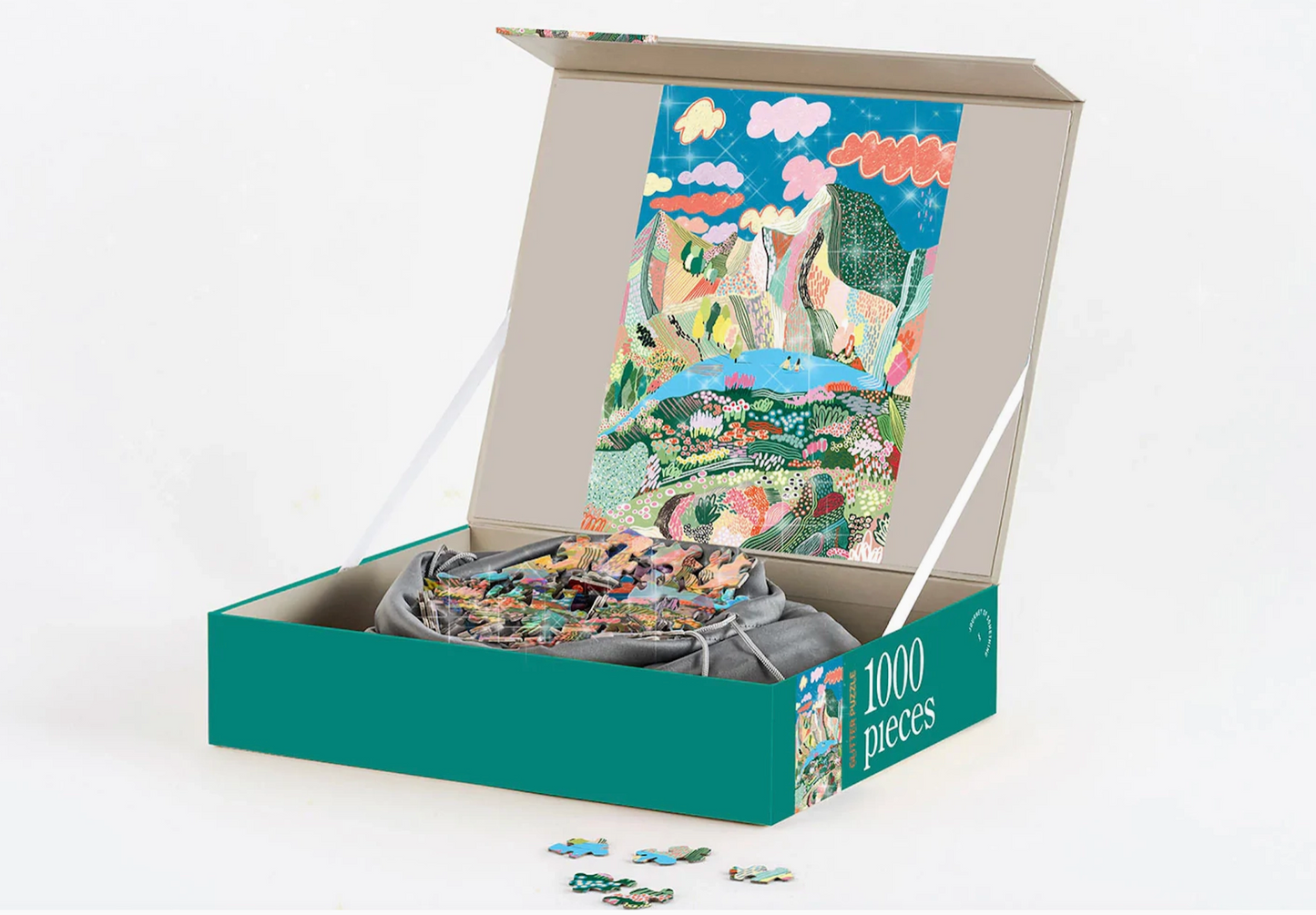 Journey of Something : 1000 Piece Glitter Puzzle - Laguna Marina