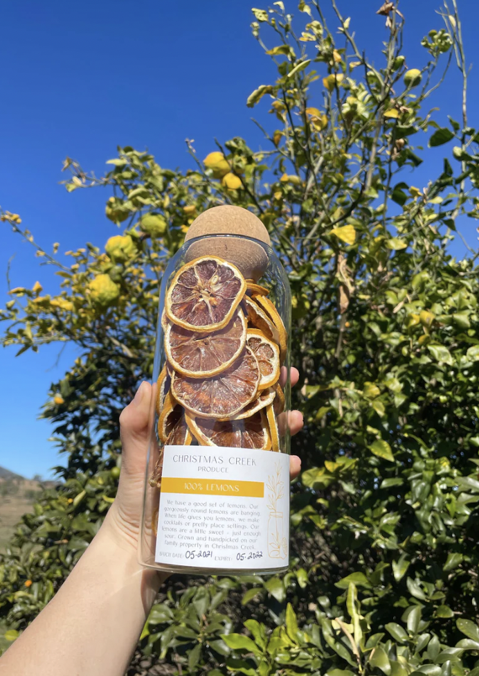 Christmas Creek Produce : Dehydrated Lemons