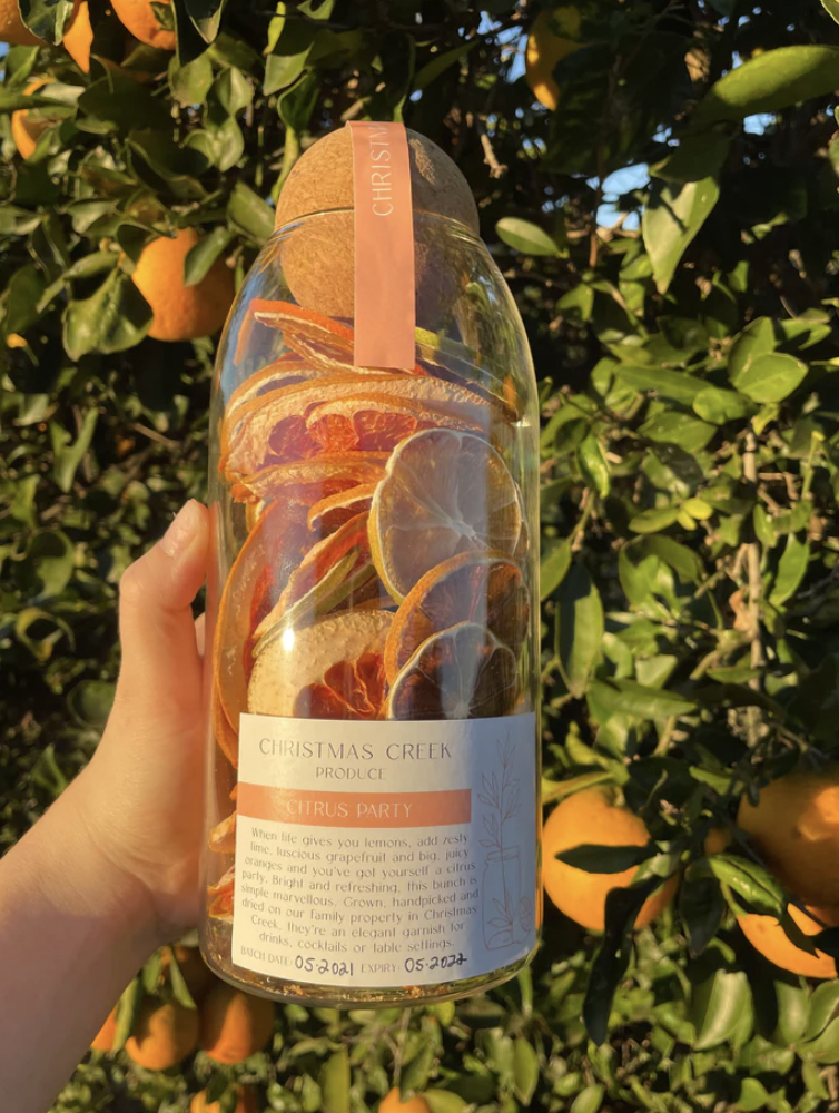 Christmas Creek Produce : Dehydrated Citrus Party
