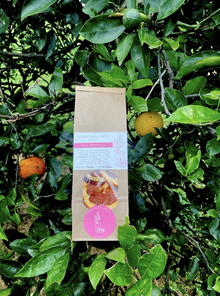 Christmas Creek Produce : Dehydrated Grapefruit