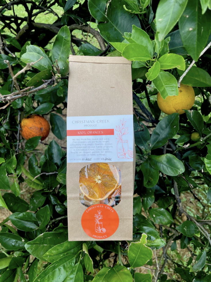 Christmas Creek Produce : Dehydrated Oranges