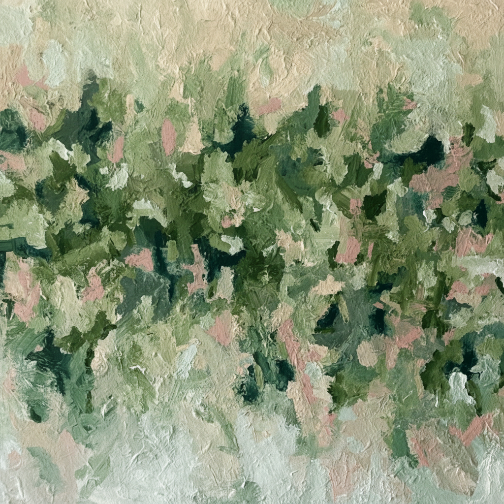 Abstract landscape artwork