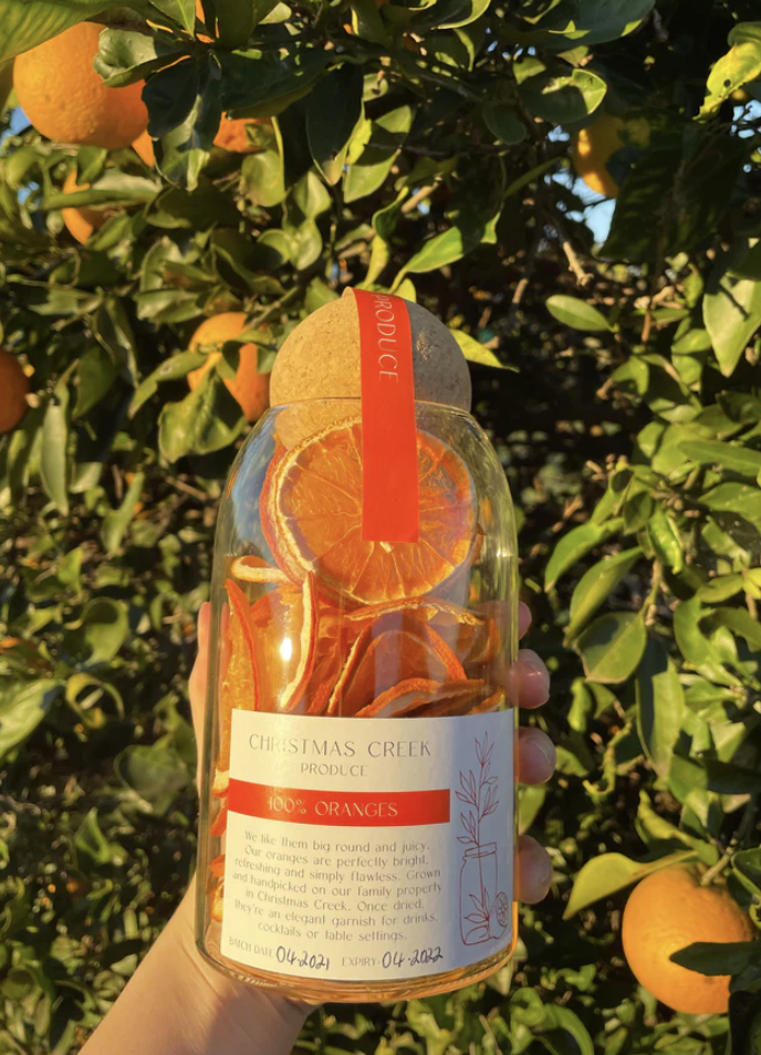 Christmas Creek Produce : Dehydrated Oranges